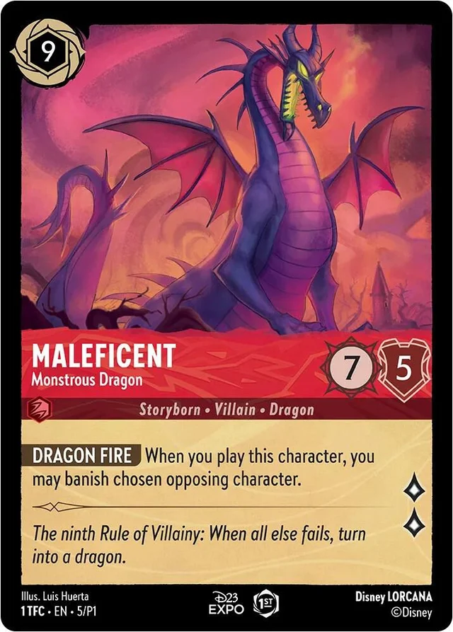 Maleficent - Monstrous Dragon 5 — D23 Promos